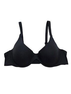 Skims FITS EVERYBODY TSHIRT BRA Onyx Black 44C NWOT